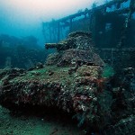 A-light-tank-on-the-deck-of-the-San-Francisco-Maru-at-about-50m-depth-in-Truk-La
